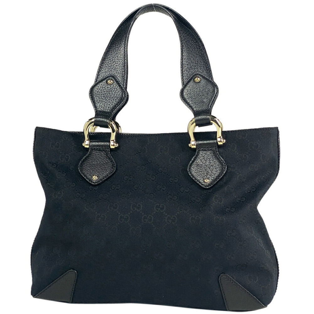 Gucci GG tote bag handbag shoulder canvas black